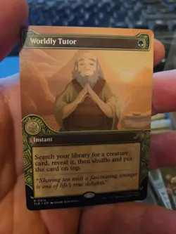 MTG - Avatar: The Last Airbender Eternal - Worldly Tutor (Showcase) - NM - NF - Image 1