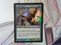 Foil Wild Leotau - Conflux - Mtg Magic the Gathering green - Image 1