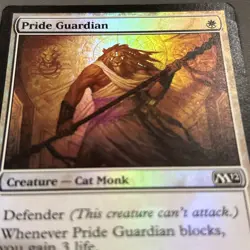Pride Guardian FOIL Magic 2012 / M12 MAGIC MTG Free Shipping - Image 2