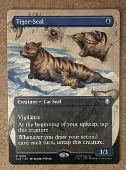Tiger-Seal (Borderless) - Avatar: The Last Airbender TLA - NM MTG - Image 1
