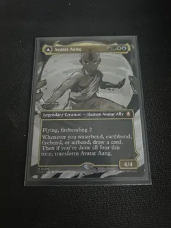 Avatar Aang Borderless Non Foil MTG Avatar The Last Airbender NM - Image 1