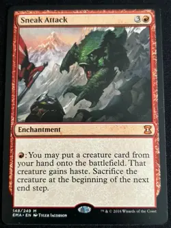 1x MTG Sneak Attack - Eternal Masters (EMA) #148 - Magic the Gathering - Image 3