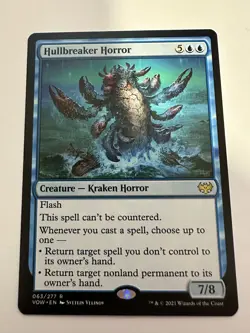 MTG Magic The Gathering Innistrad: Crimson Vow Hullbreaker Horror Rare LP - Image 1
