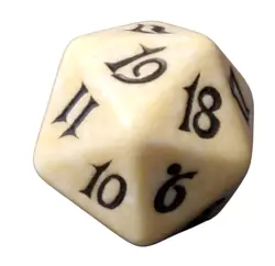 MTG Lorwyn White Spindown Die - Magic the Gathering D20 Life Counter - Image 3