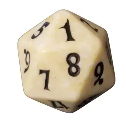 MTG Lorwyn White Spindown Die - Magic the Gathering D20 Life Counter - Image 5