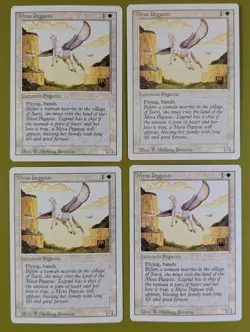 Mesa Pegasus x4 Revised Edition 4x Playset Magic the Gathering MTG - Image 1