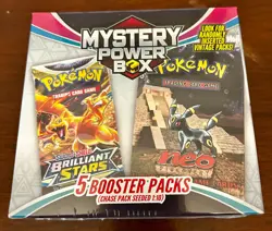 Pokemon SEALED Mystery Power Box Chase Pack Seeded 1:10 (5 Booster Packs) NEW - Image 1