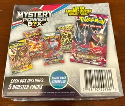 Pokemon SEALED Mystery Power Box Chase Pack Seeded 1:10 (5 Booster Packs) NEW - Image 2