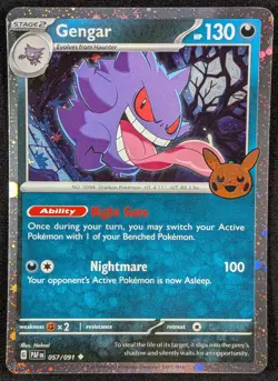 Gengar Trick or Trade Cosmos Holo Rare Pokemon Card 057/091 (NM) - Image 1
