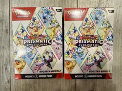 Prismatic Evolutions Booster Bundles X2 Factory Sealed TCG Pokemon Fast Ship - Image 1