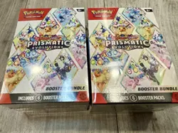 Prismatic Evolutions Booster Bundles X2 Factory Sealed TCG Pokemon Fast Ship - Image 2