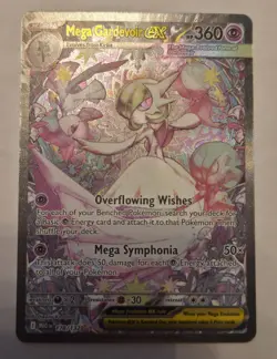 Pokemon TCG Mega Gardevoir ex 178/132 Me01: Mega Evolution Holo NM SIR - Image 1