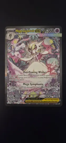 Pokemon TCG Mega Gardevoir ex 178/132 Me01: Mega Evolution Holo NM SIR - Image 5