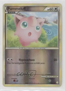 Jigglypuff German Reverse Foil Pokemon HeartGold & SoulSilver #68 2010 - Image 1