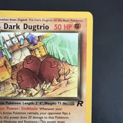 Pokemon Vintage Non Holo Rare Dark Dugtrio Team Rocket 23/82 WotC - Image 3