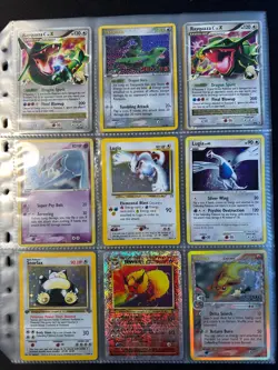 Lot of 90 ALL HOLO Vintage Pokemon Card Binder Collection - Image 2