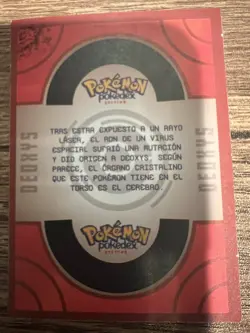 NM POKEMON TCG #386 DEOXYS Holo Foil Card Pokedex Kanto, PERU 2020 - US SELLER - Image 2
