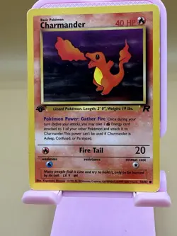 Pokemon Team Rocket 1st Edition Charmander 50/82 - Image 1