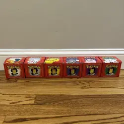 Pokemon 23k Burger King Gold Plated Trading Card Set Red Box Lot Of 6 - Image 4