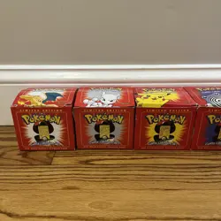 Pokemon 23k Burger King Gold Plated Trading Card Set Red Box Lot Of 6 - Image 5