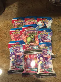 POKEMON TCG: SWORD AND SHIELD BATTLE STYLES SLEEVED BOOSTER PACK 1 Pack - Image 3