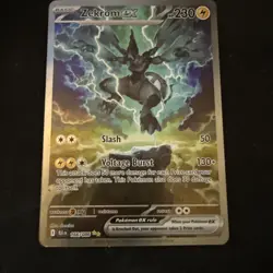 Pokemon Zekrom EX TCG Black Bolt English Card 166/086 Sir - Image 1