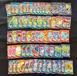 1999 Topps Pokemon TV Series 1 Non Foil Lot - NM/Mint (73 Total) Black Logo (#4) - Image 1