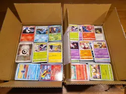 1000+ Japanese Pokemon Bulk UNSEARCHED Cards Common Uncommon Trainer + 10 Holos - Image 1