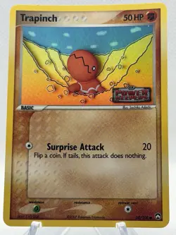 Trapinch 68/108 Reverse Holo EX Power Keepers Stamped Pokemon Card 2007 NM - Image 1