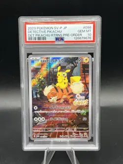 Pokemon Detective Pikachu Returns Preorder JPN FA Promo 098/SV-P PSA 10 Gem Mint - Image 1