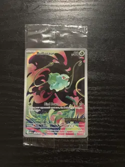 Pokemon Bulbasaur 133/132 English Mega Evolution Stamped Promo SEALED - Image 1