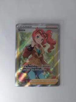 Sonia - 192/192 - Pokemon Rebel Clash Sword & Shield Full Art Ultra Rare Card NM - Image 1