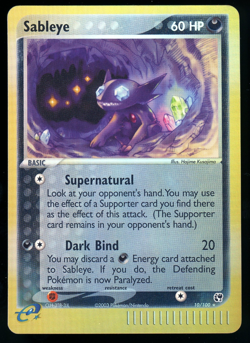 Pokemon 2003 Ex Sandstorm - Sableye - Reverse Holo - 10 - Image 1