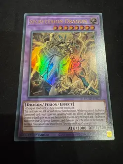 YUGIOH Secreterion Dragon DUAD-EN037 Ultra Rare 1st Edition - Image 1