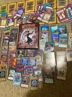 Lot of 250+ Yu Gi Oh TCG Cards. Binder Included. Blue Eyes White Dragon More - Image 1