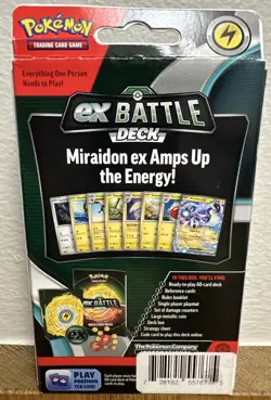Pokemon TCG Miraidon ex Battle Deck 60 Card Ready-to-Play Theme Deck Sealed - Image 2