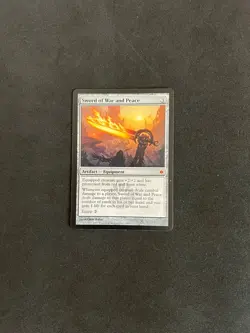 Sword of War and Peace [New Phyrexia] Magic MTG Cards LP - Image 1