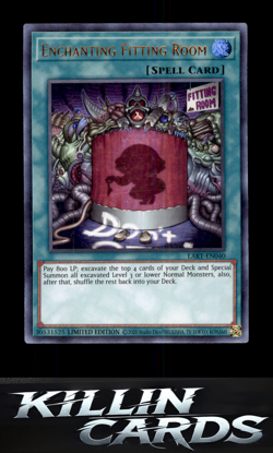 Enchanting Fitting Room LART-EN040 Ultra Rare The Lost Art Promotion YuGiOh Card - Image 1