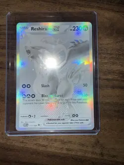 Reshiram ex #173/086 Pokemon Card TCG White Flare English BWR Pack Fresh Mint/NM - Image 1