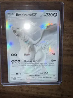Reshiram ex #173/086 Pokemon Card TCG White Flare English BWR Pack Fresh Mint/NM - Image 2