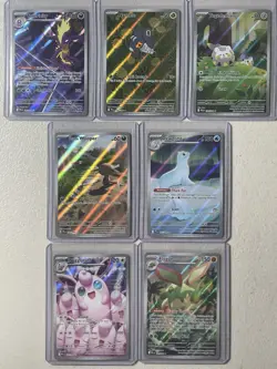 Pokemon phantasmal flames foil lot (7) Illustration Rare cards - Image 1