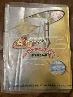 Pokemon Japanese Neo Genesis 1999 9-Card Promo Binder (3 HOLO) - Image 1