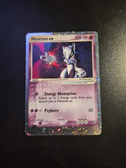 Pokemon Ruby and Sapphire Mewtwo EX Ultra Rare Card 101/109 - Image 1