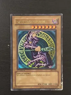 Dark Magician 1st Edition SDY-006 Ultra Rare Vintage Yu-Gi-Oh Card LP - Image 1