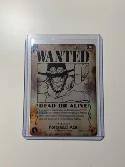 One Piece TCG Portgas.D.Ace Wanted Poster - Error Card OP13 (ENGLISH) - Image 1