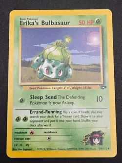 Erika's Bulbasaur Gym Challenge 39/132 Regular Uncommon Unlimited Pokemon Card - Image 1