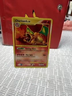 Pokemon TCG Charizard 103/100 Stormfront Holo Card Secret Rare Lp - Image 1