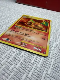 Pokemon TCG Charizard 103/100 Stormfront Holo Card Secret Rare Lp - Image 3