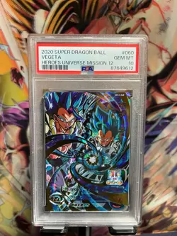 SSB Vegeta Gogeta Super Dragon Ball Heroes UR Card UM12-060 SDBH 2020 PSA 10 - Image 3