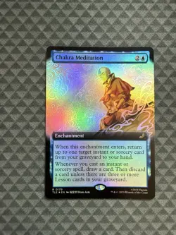 MTG Chakra Meditation #0179 Foil Ex. Art R Avatar: The Last Airbender: E-L (TLE) - Image 1
